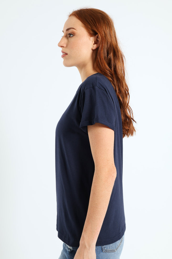 Noon Ocean Tee - Indigo