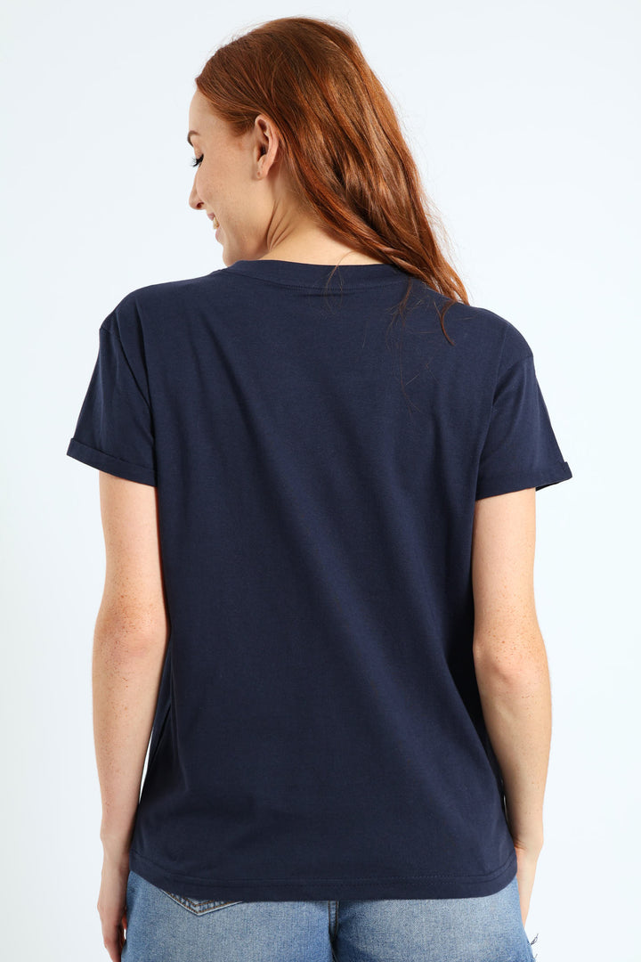 Noon Ocean Tee - Indigo