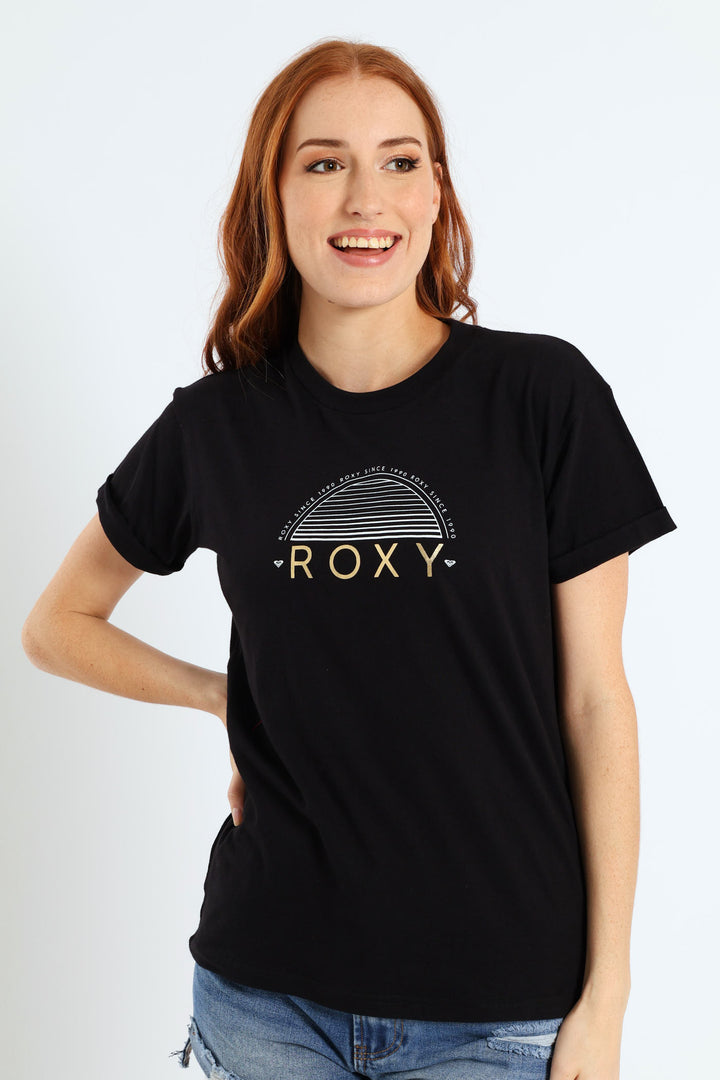 Sparkle Evening Tee - Black