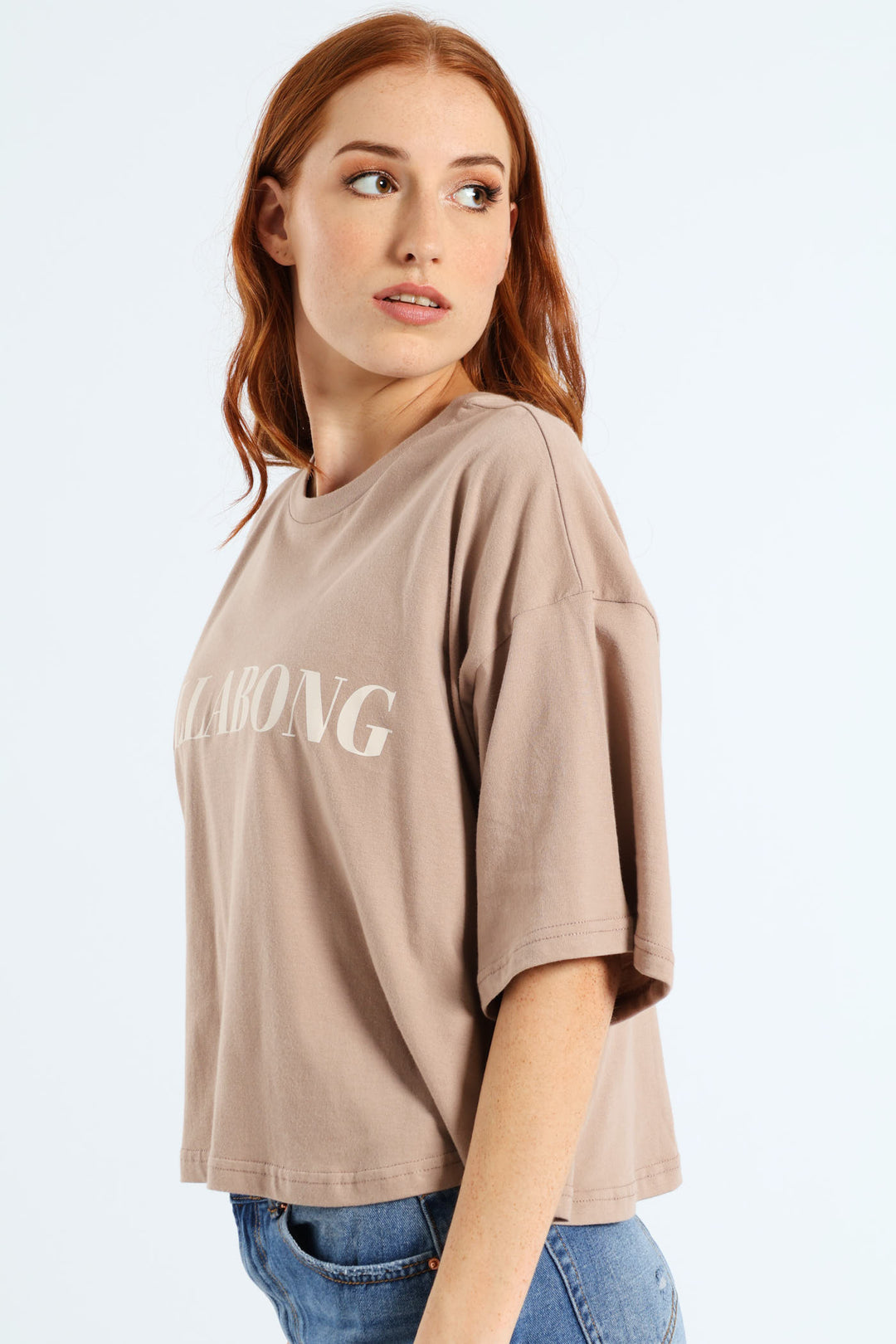 Athletic Tee - Light Brown