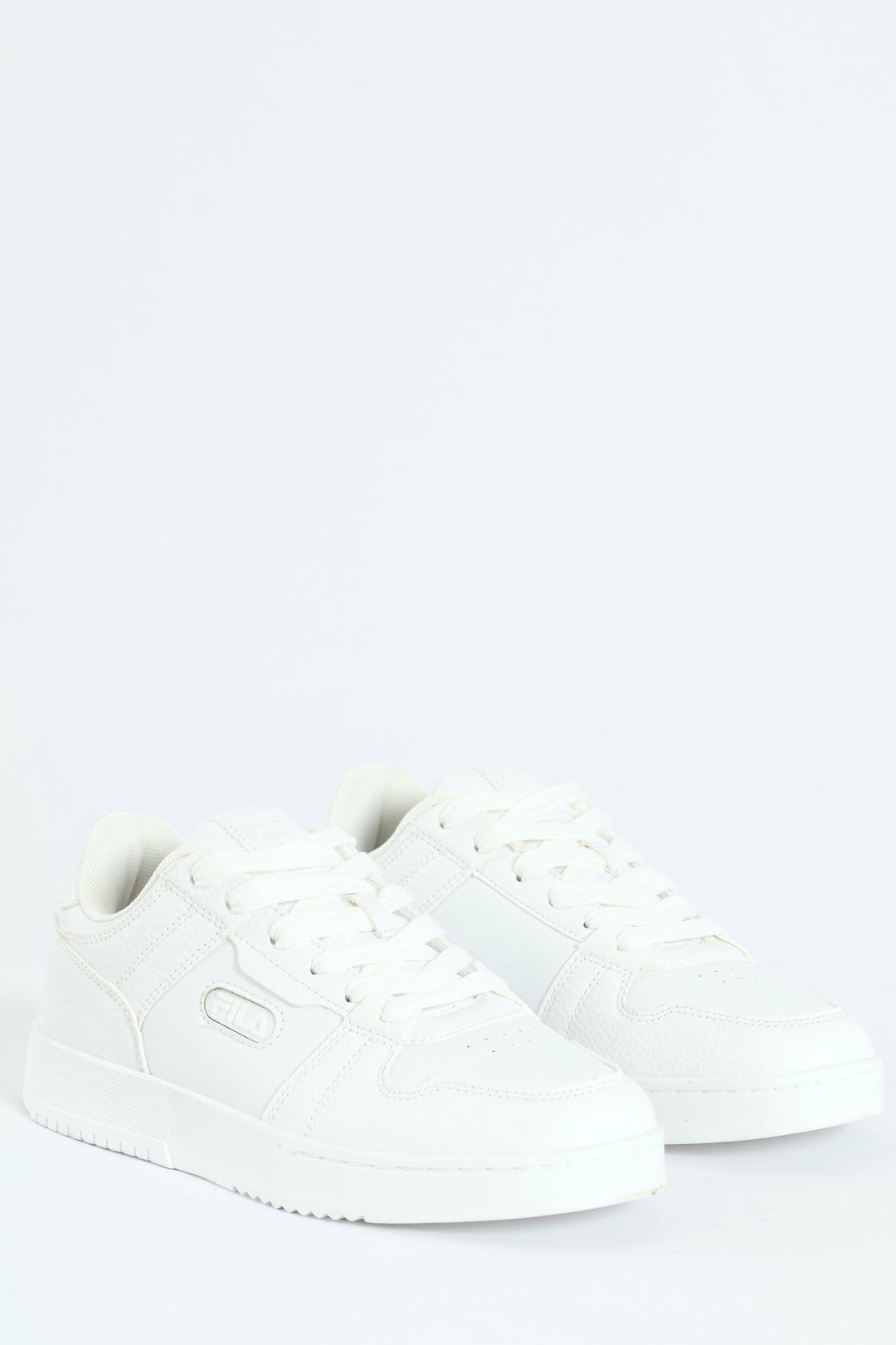 Rio Stitch Panel Lace Up Sneaker - White