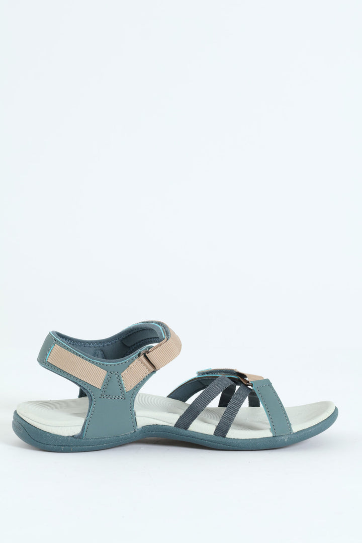 Anselia Strap Sandal - Sky Blue