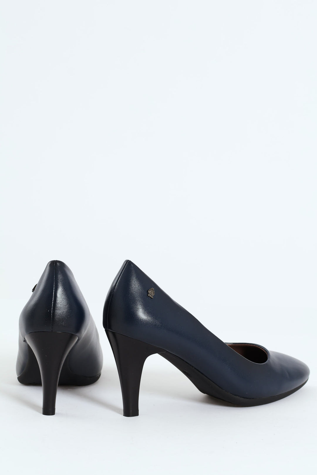 Soft Neriah Pointed Toe Court Heel - Navy