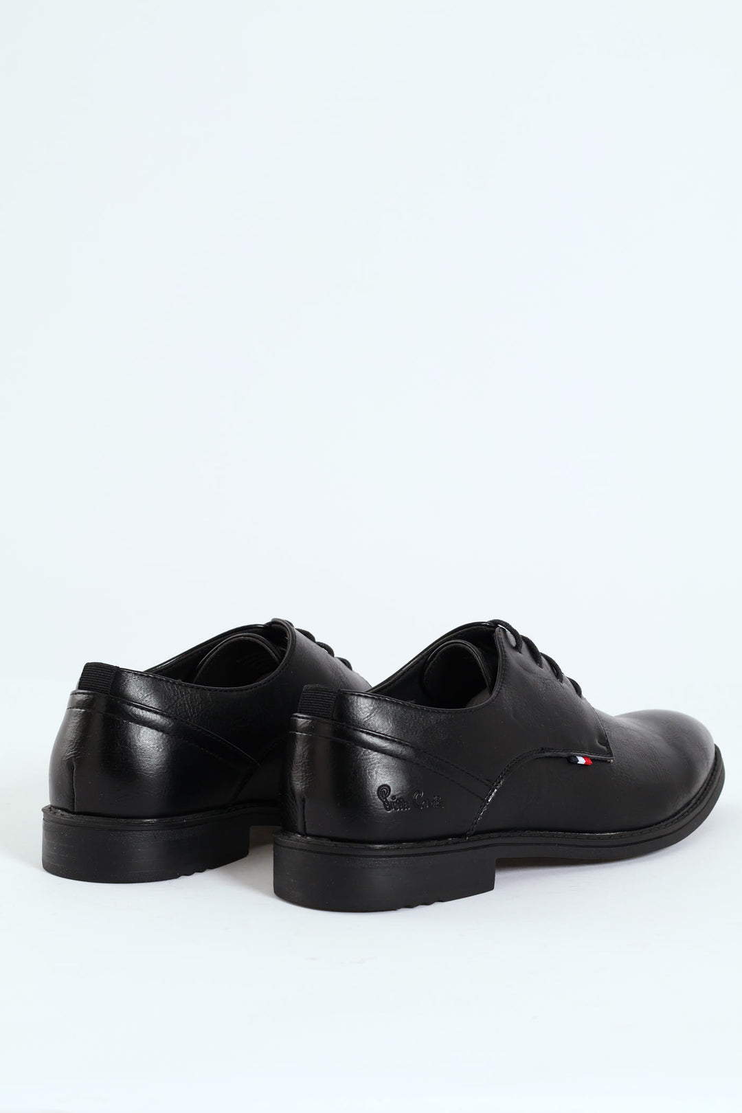 Basic Shadow Spray Lace Up Derby Shoe - Black