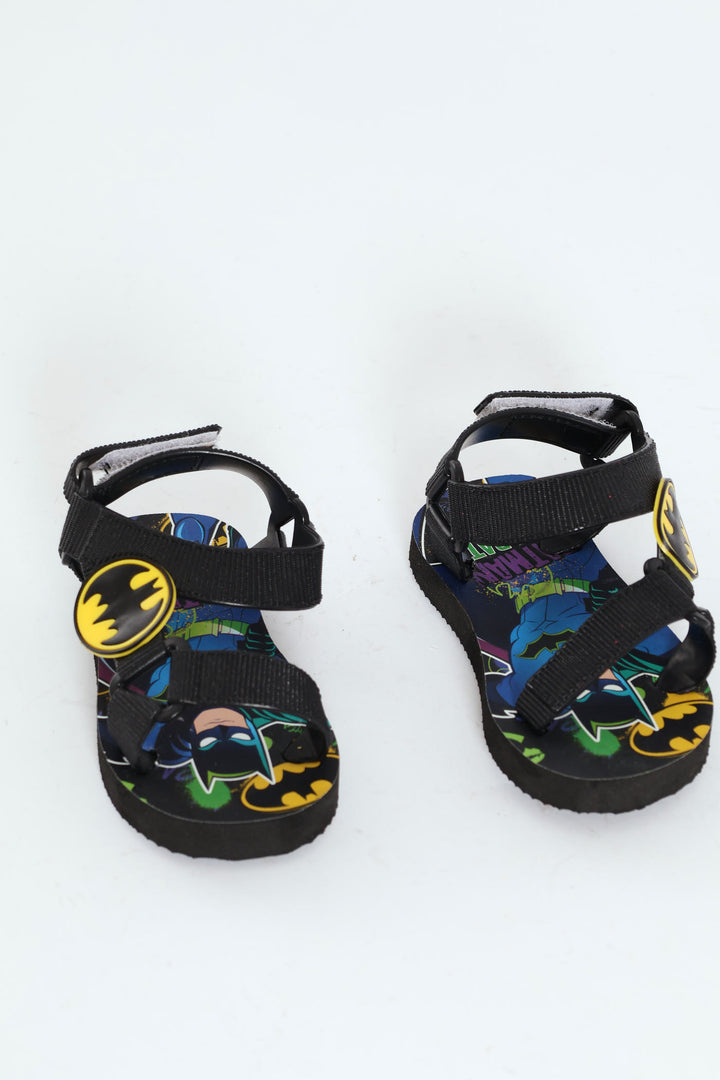 Pre-Boys Batman Sport Sandal - Black