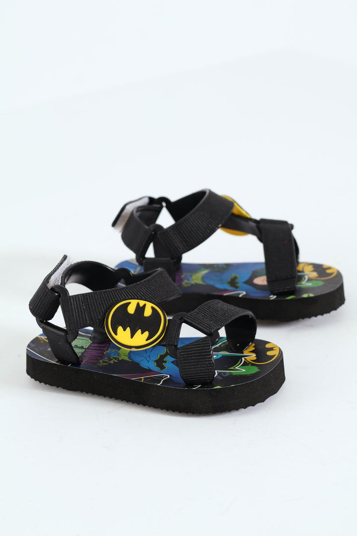 Pre-Boys Batman Sport Sandal - Black