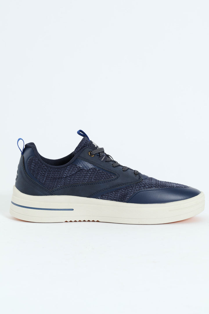 Jack Closed Toe Lace Up Sneaker - Navy/White