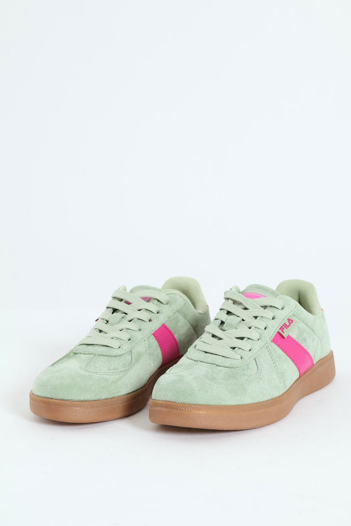 Scarlett Retro Court Sneaker - Green