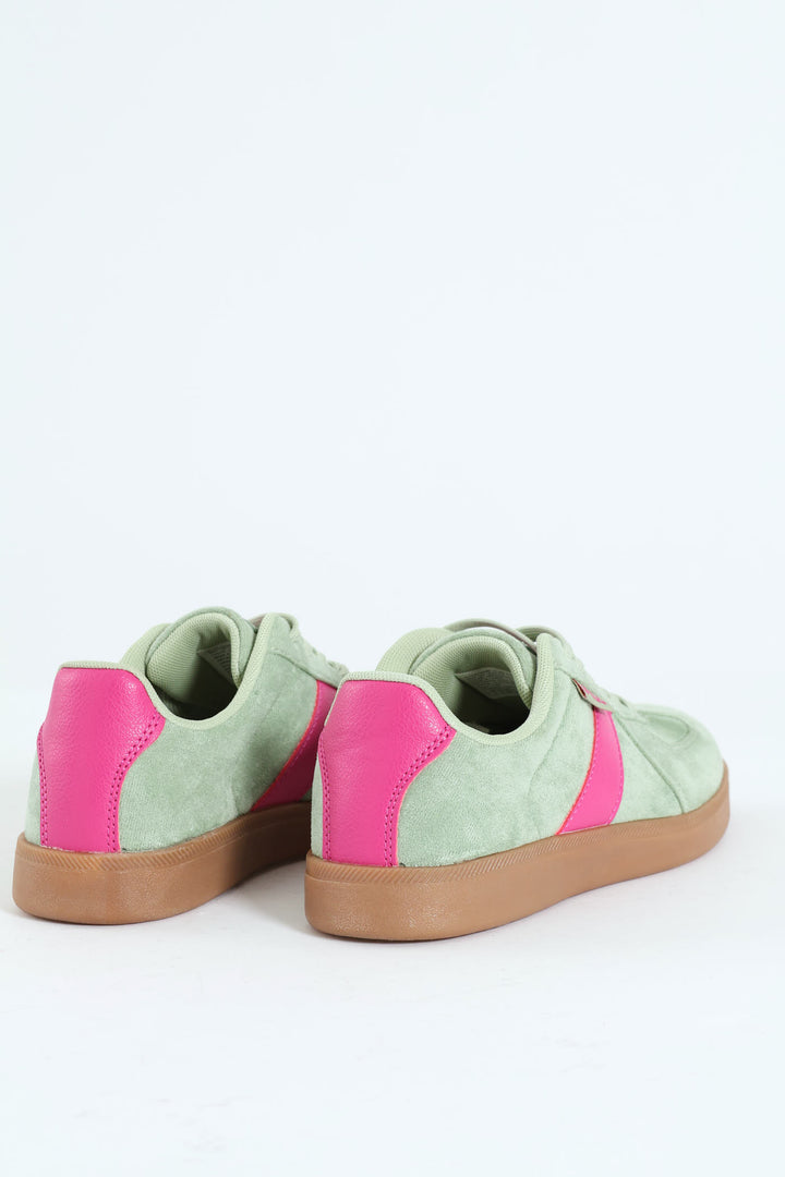 Scarlett Retro Court Sneaker - Green