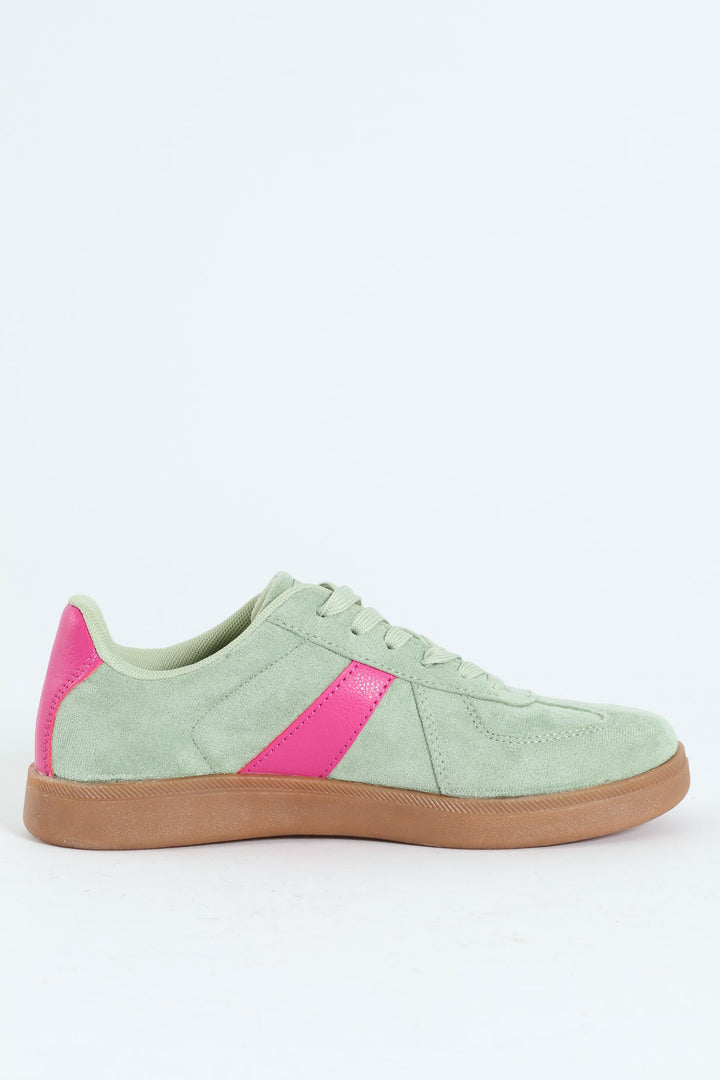 Scarlett Retro Court Sneaker - Green