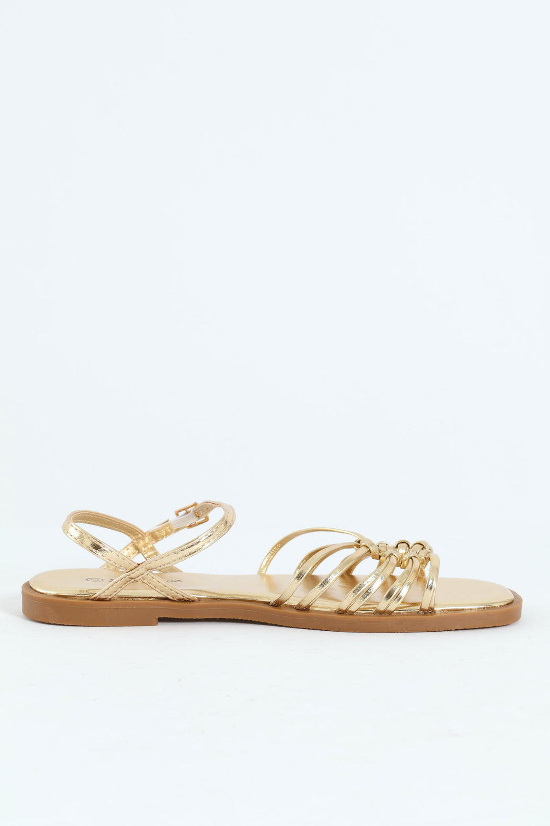 Girls Multi Strap Sandal - Gold