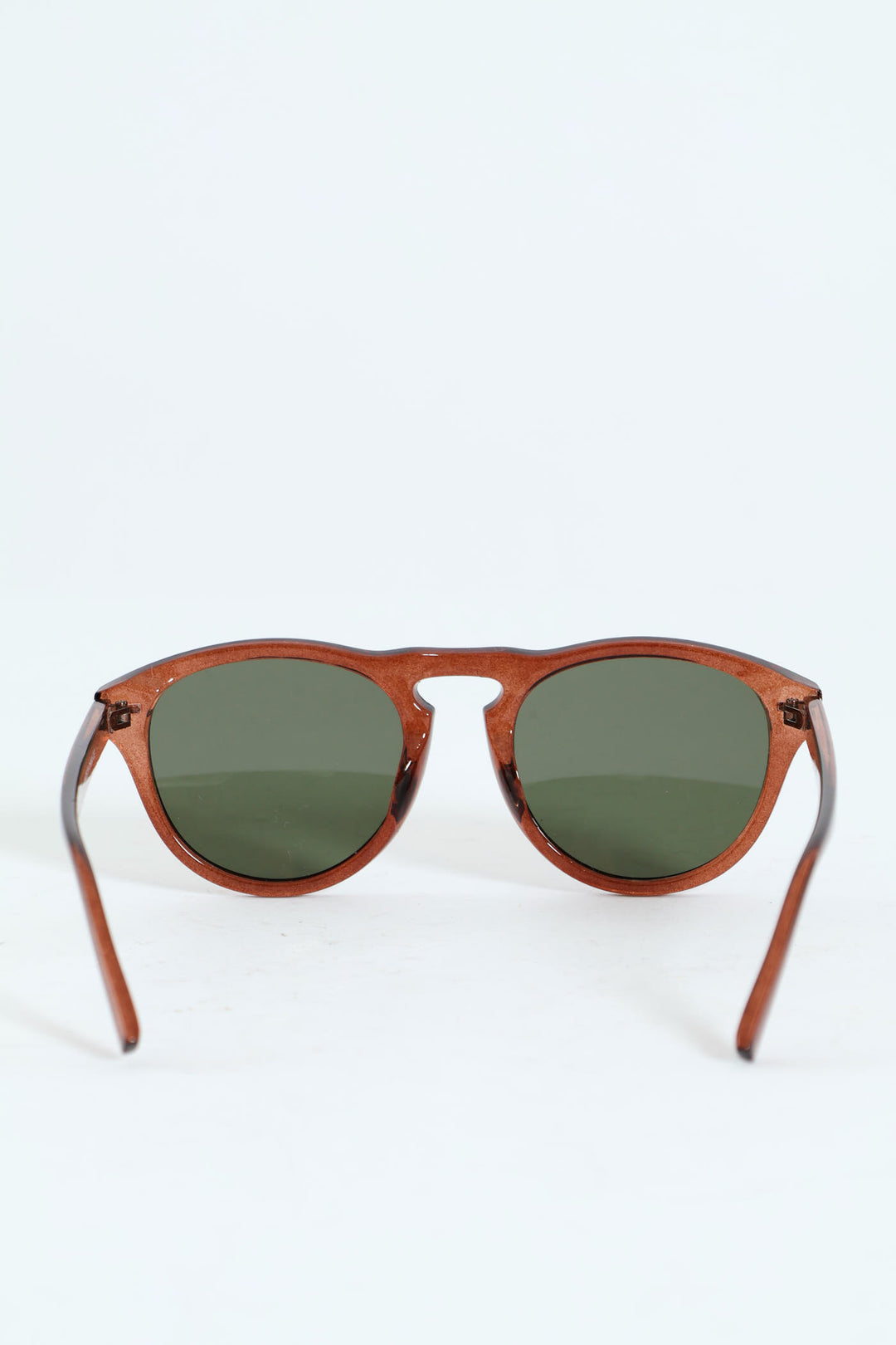 Key Hole Wayfarer Sunglasses - Brown