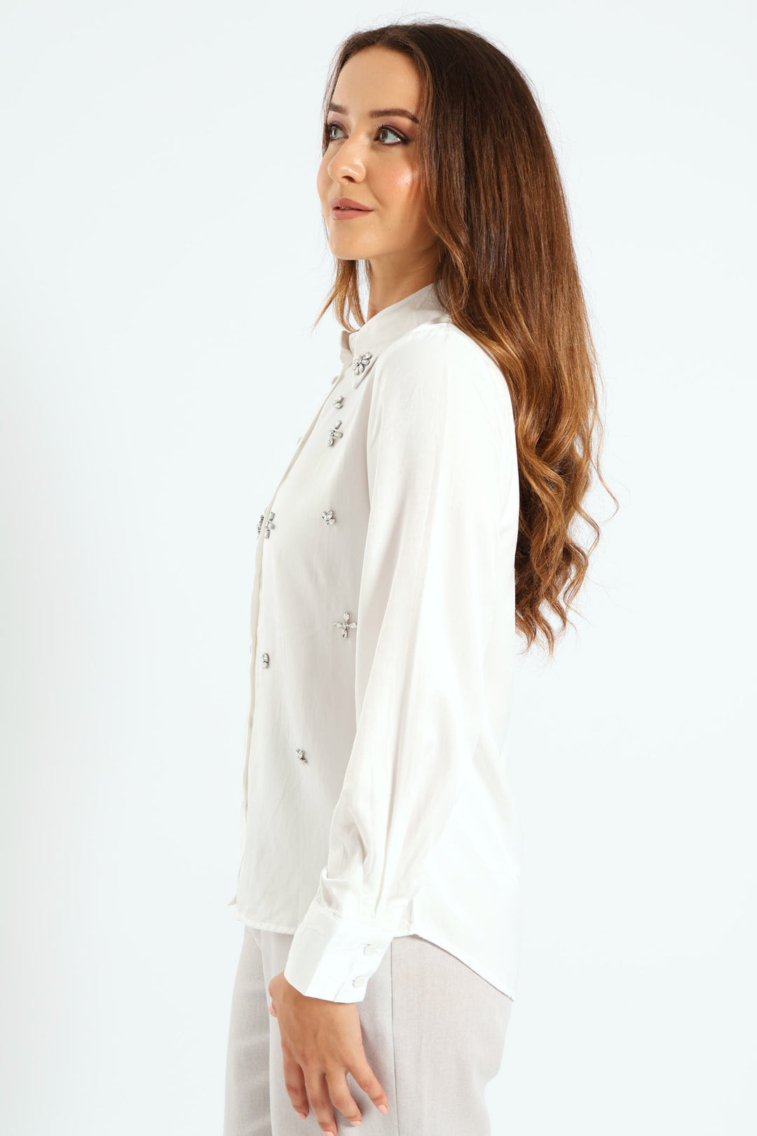 Jewel Shirt - Cream