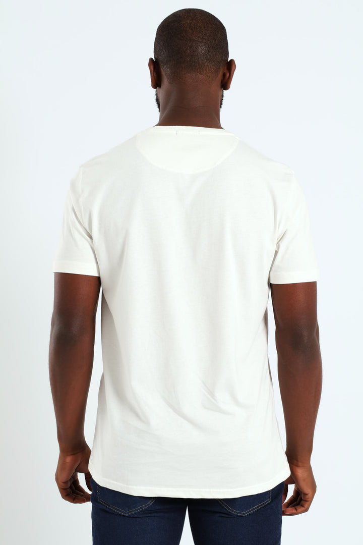 Vinny Logo Printed Tee - Off White