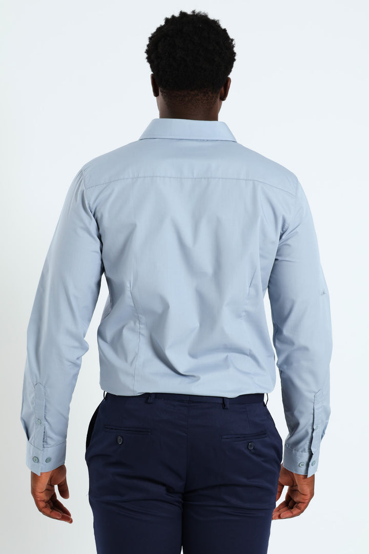 Easy Care Long Sleeve Shirt - Light Blue