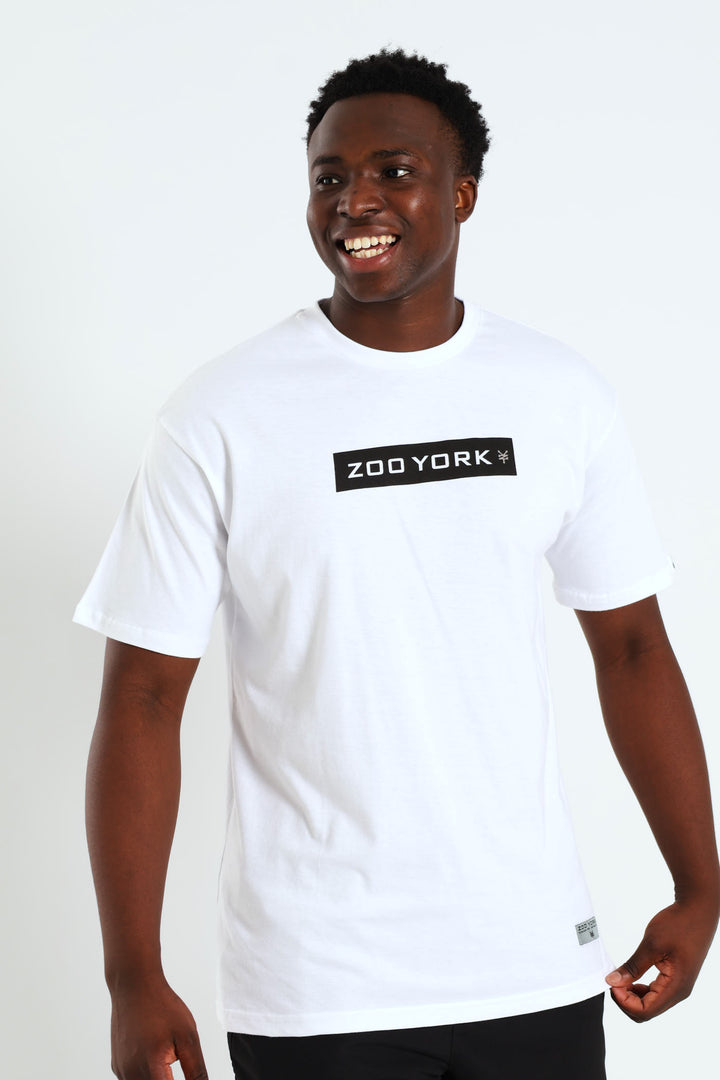 Chest Logo Tee - White