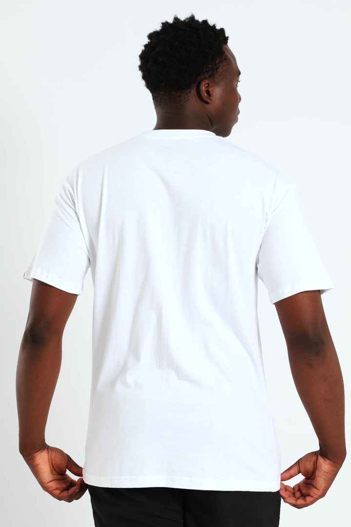 Chest Logo Tee - White