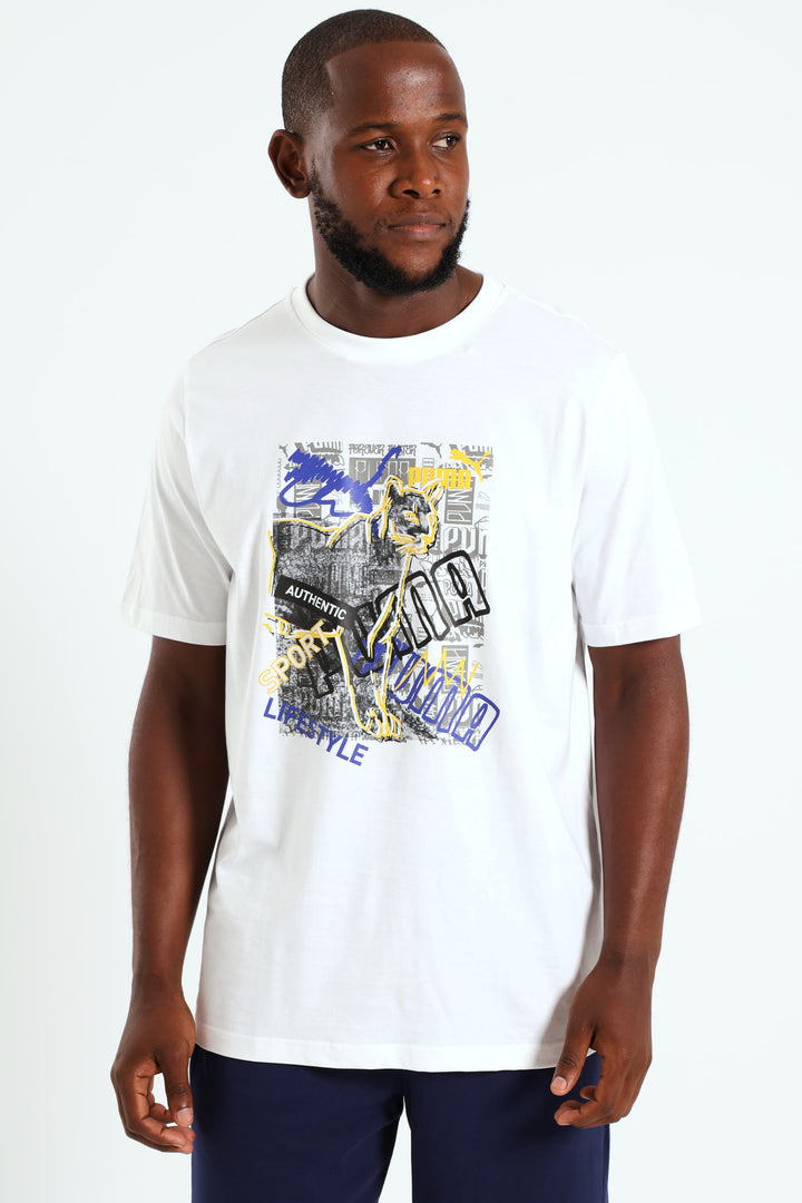 Graphics Photoprint Tee - White