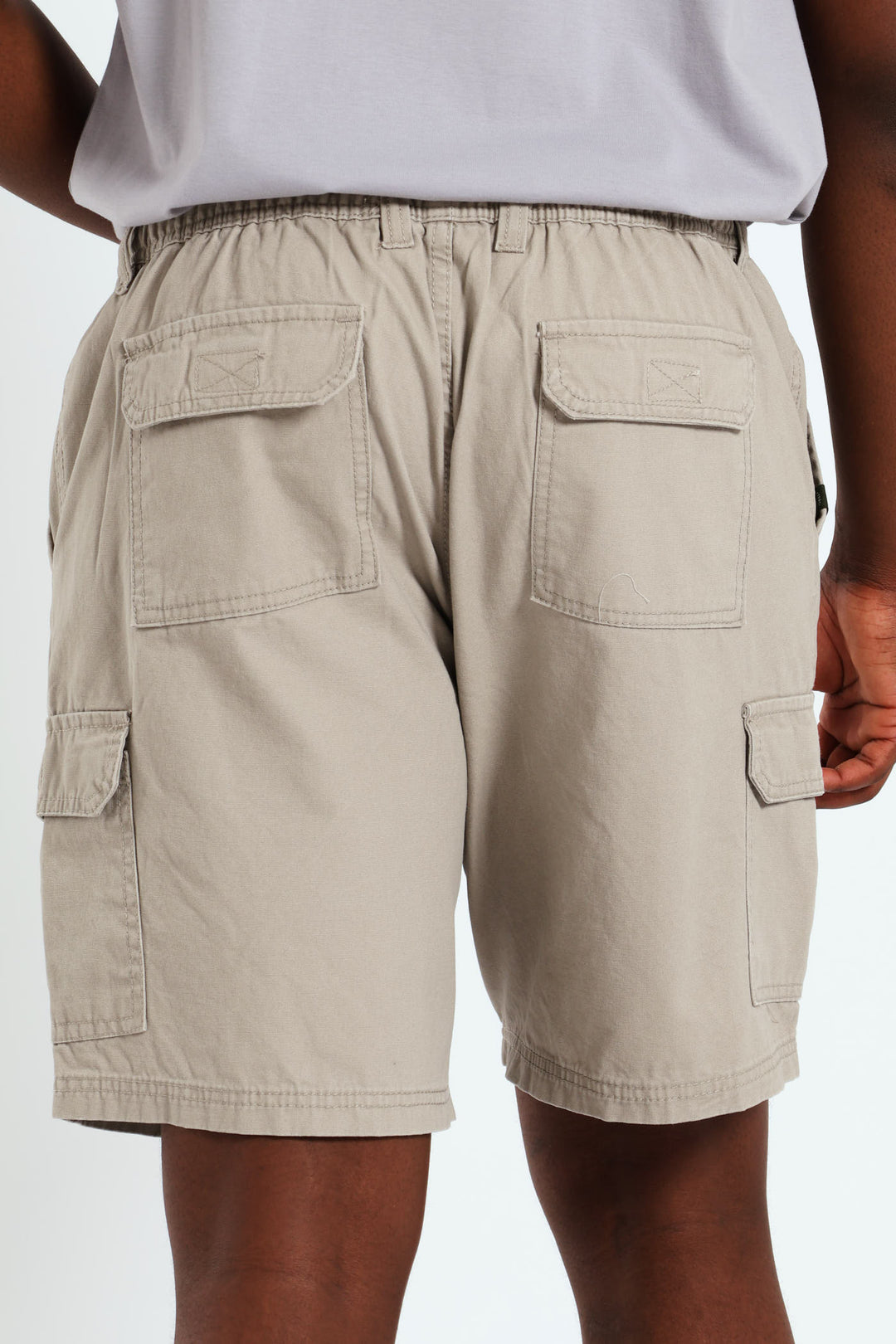 Willys 21cm Elasticated Shorts - Khaki