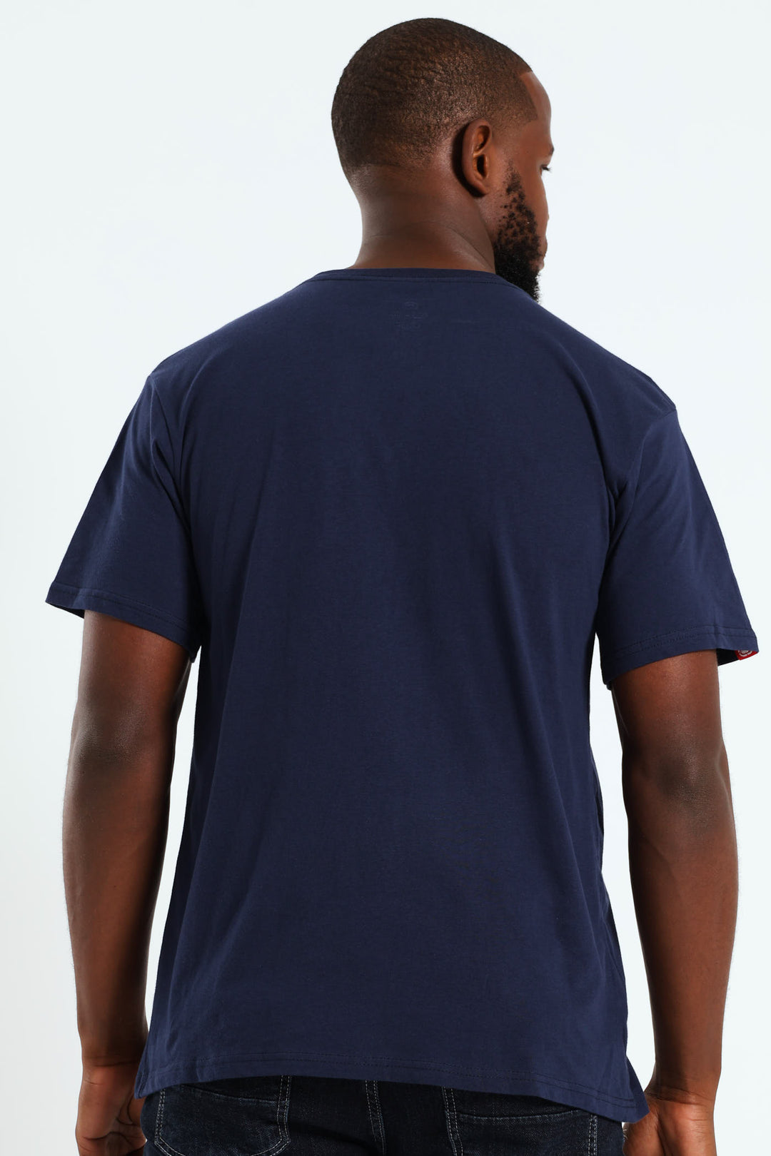 Block Logo Tee - Dark Navy