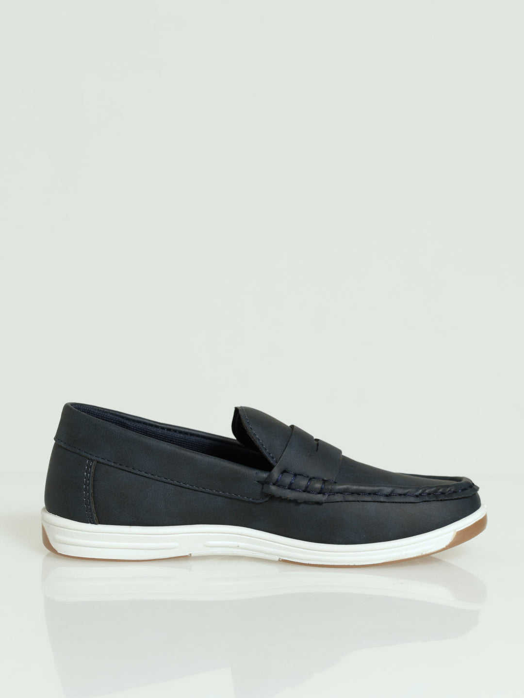 Boys Slip On Driver - Navy