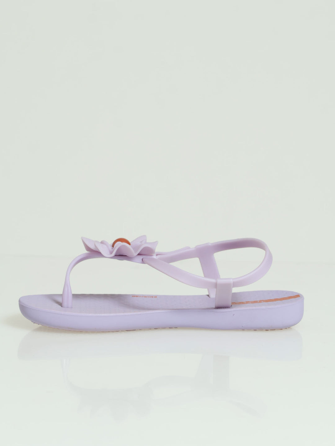 Girls Flower Thong Sandals - Purple