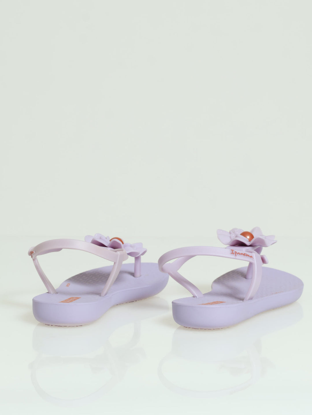 Girls Flower Thong Sandals - Purple