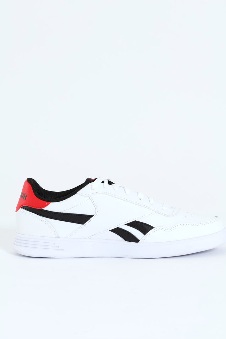 Court Advance Closed Toe Lace Up Sneaker - White/Red