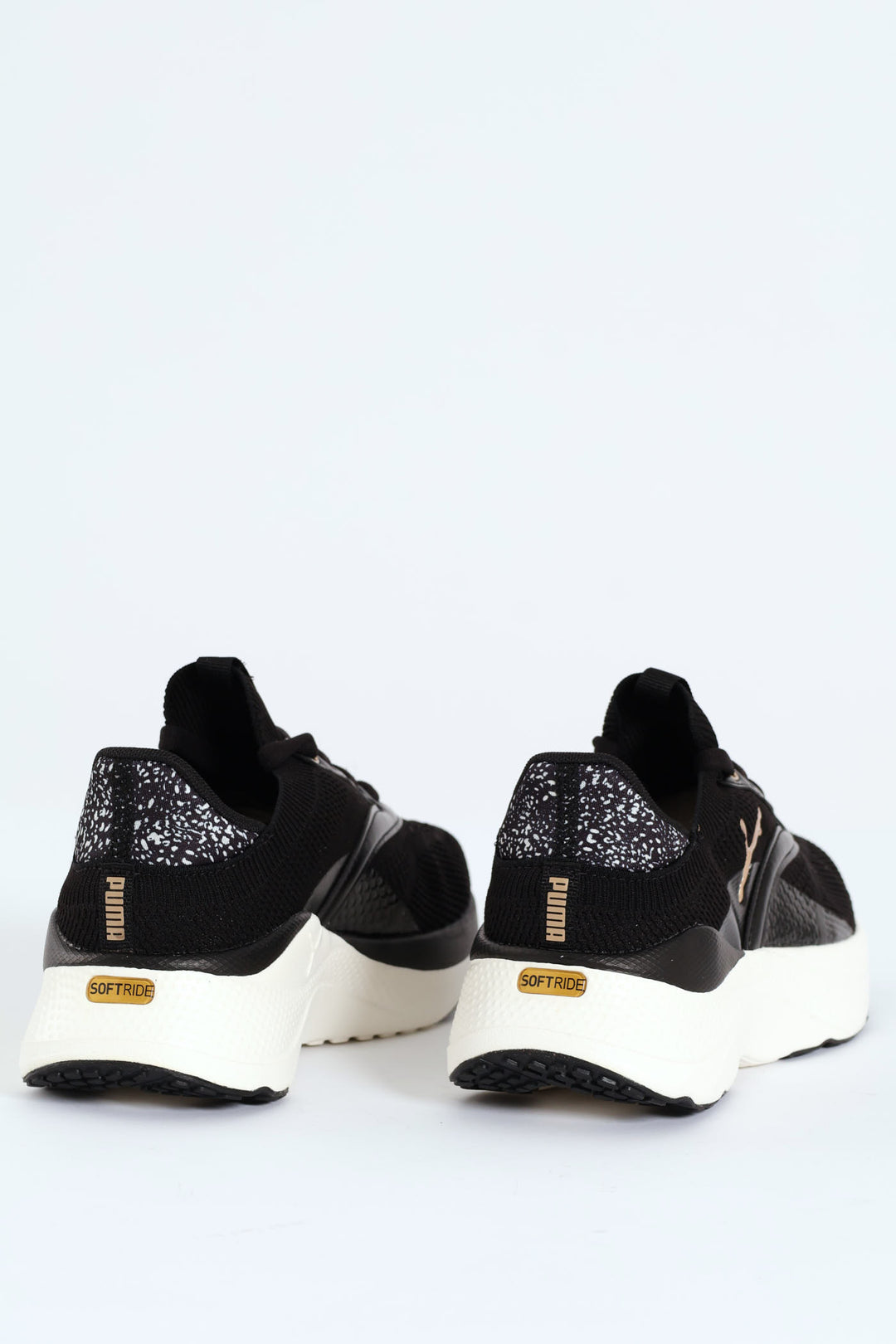 Softride Mayve Minima Leopard Sneaker - Black