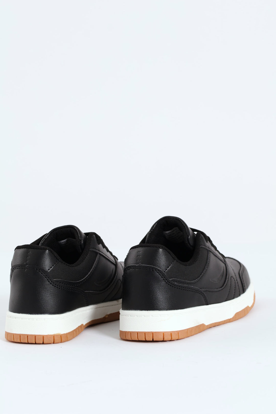 Boys Pu Sneaker - Black