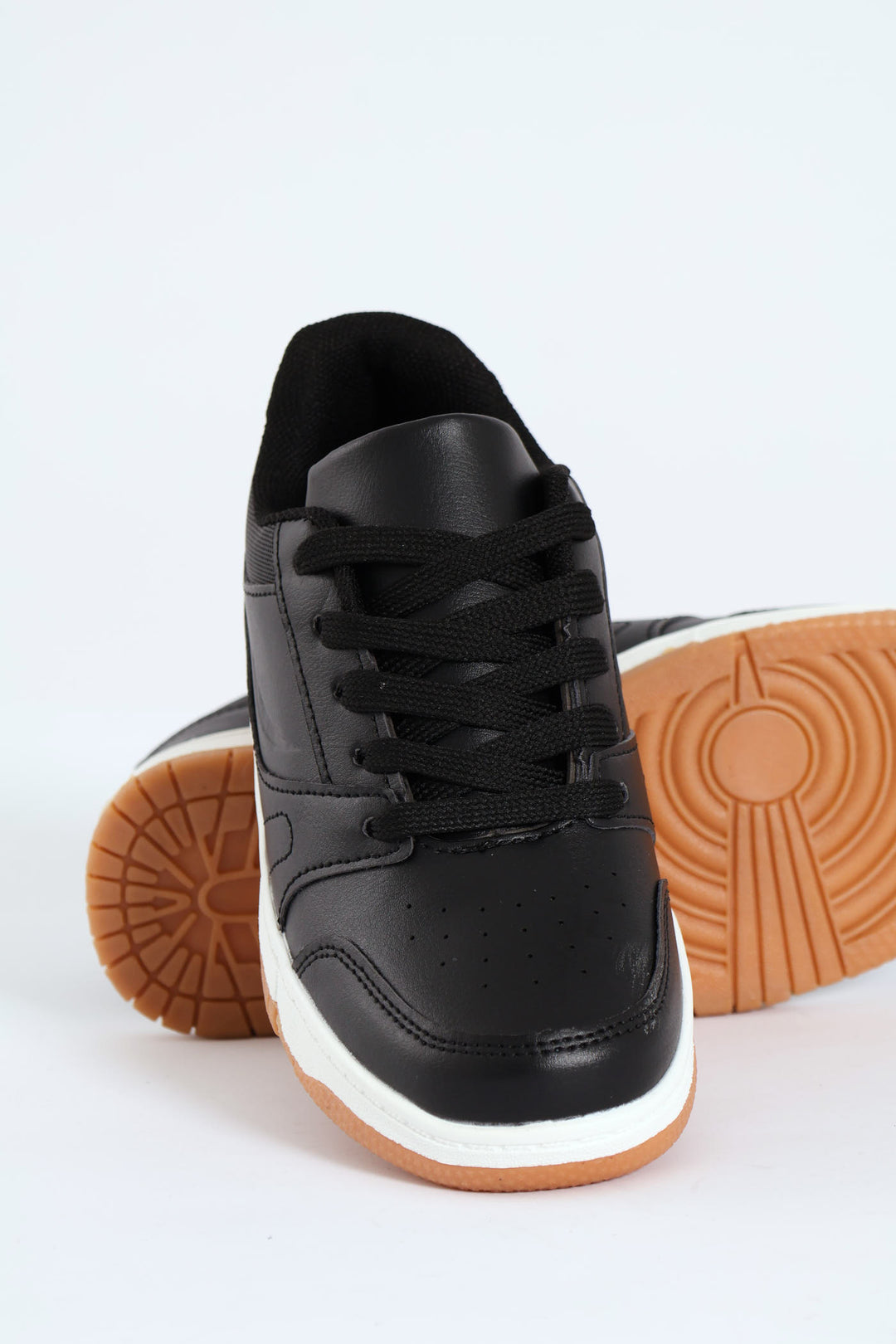 Boys Pu Sneaker - Black