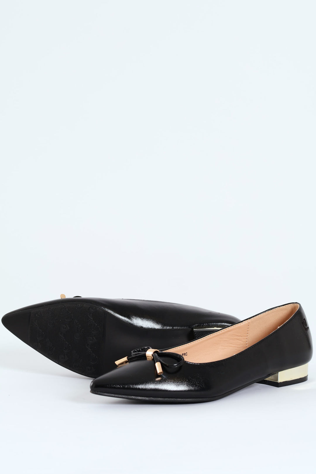 Mirelle 1 Pointed Toe Bow Trim Pump - Black