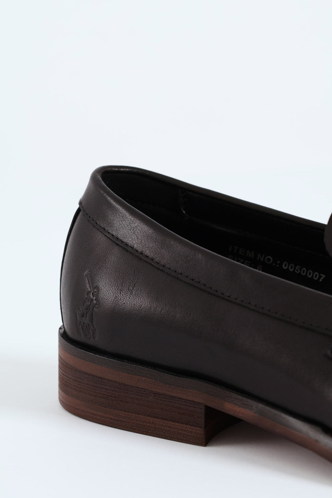 Circle Pony Trim Penny Loafer - Black