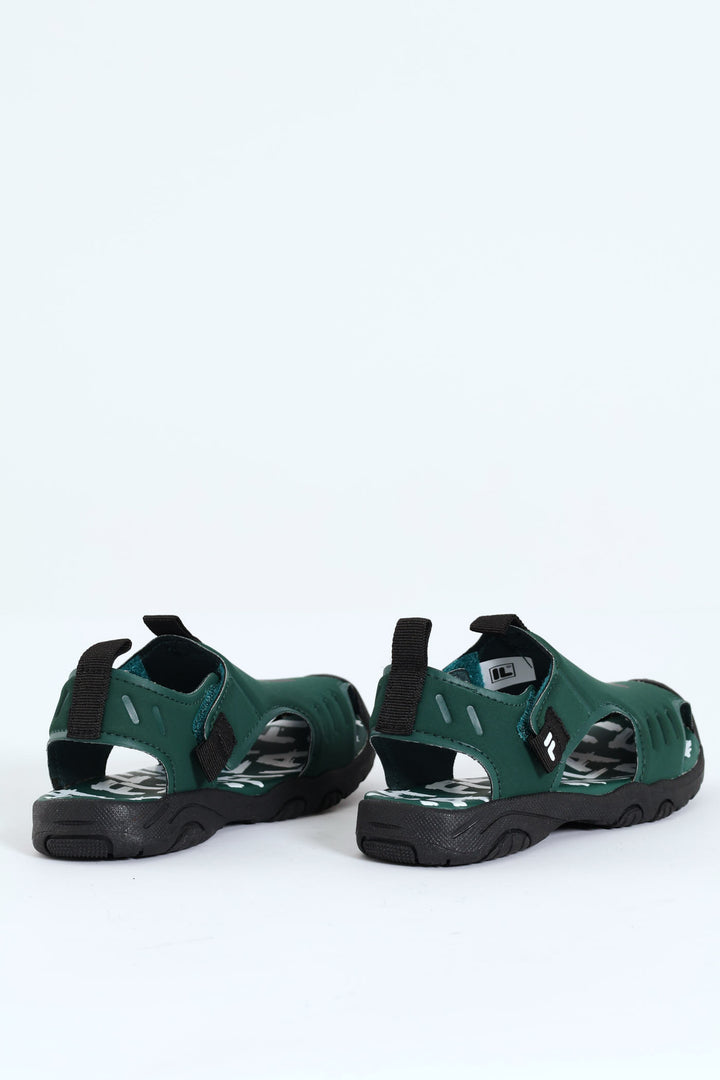 Pre-Boys Nemo Closed Toe Sandal - Green