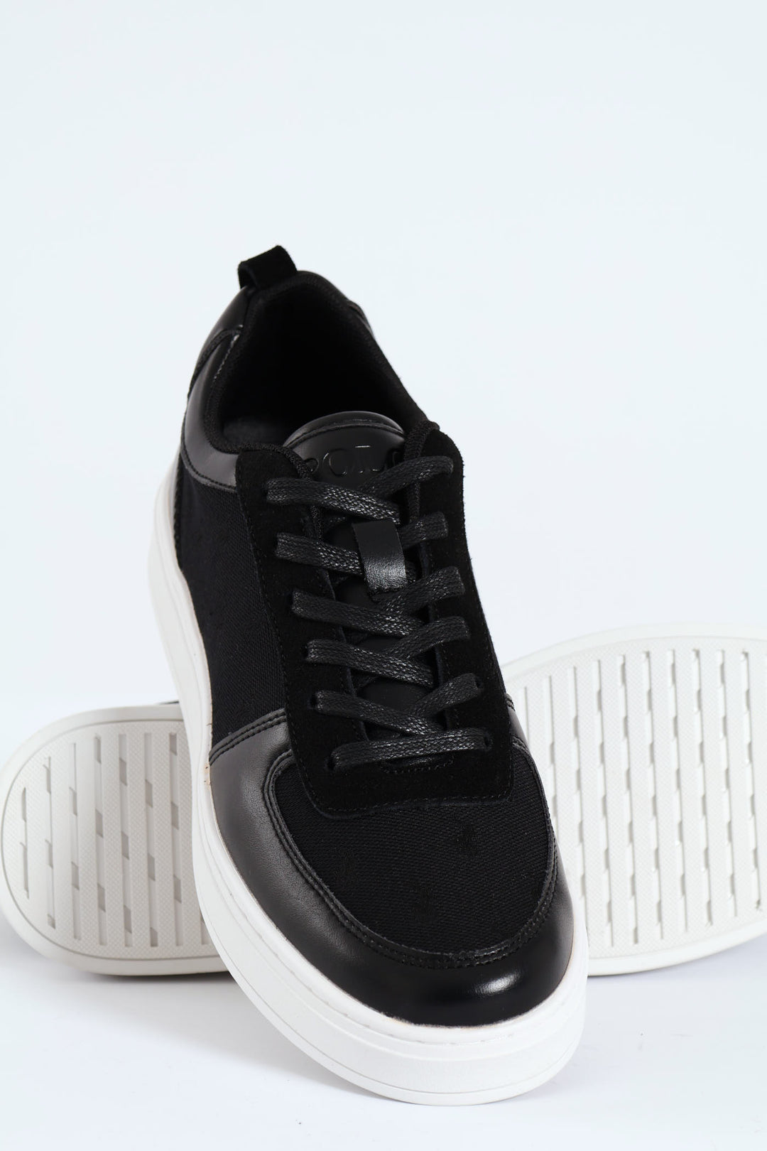 Jacquard Monogram Sneaker - Black