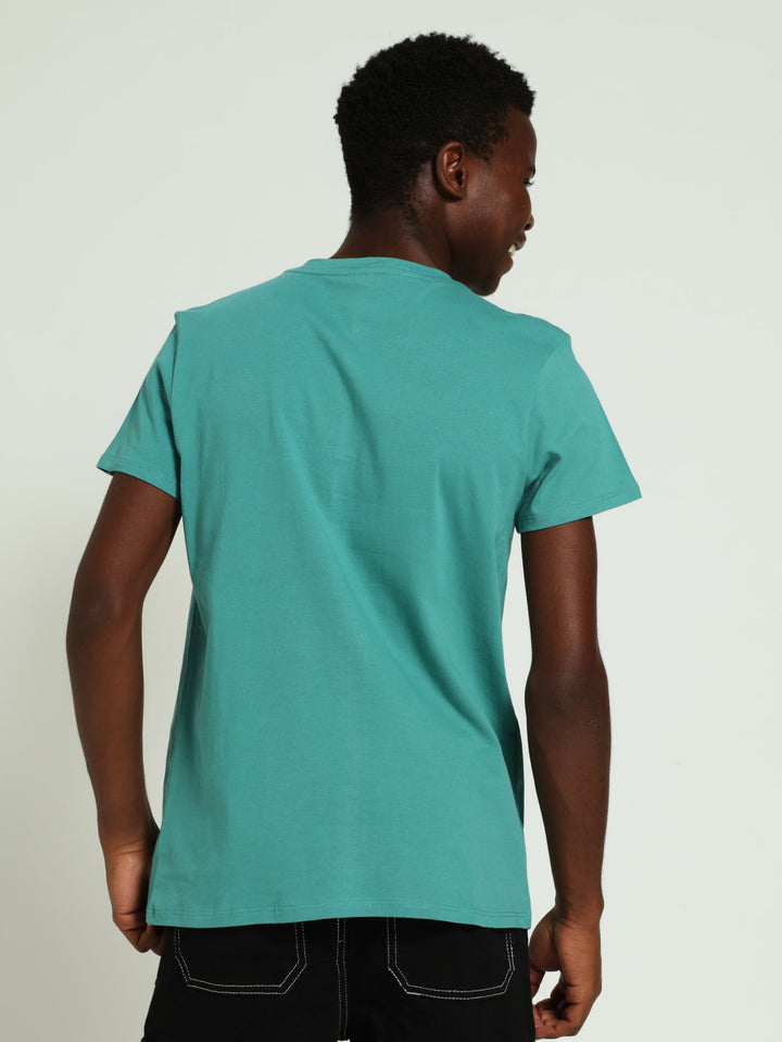 Boys City Printed Tee - Teal