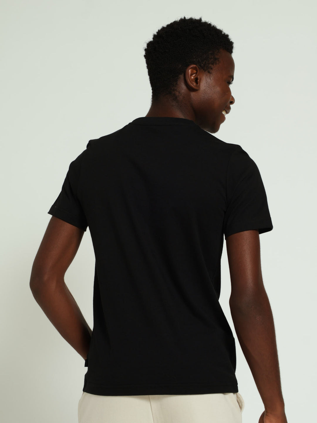 Boys Graphic Logo Tee - Black