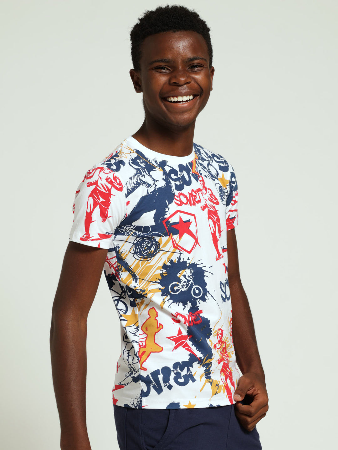 Boys Skate Print Tee