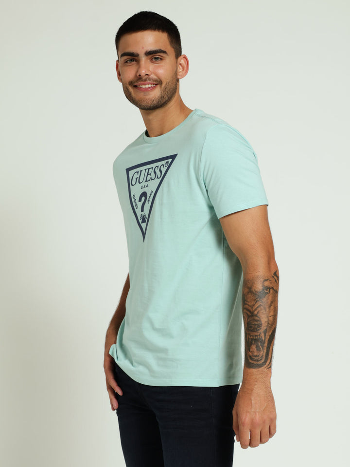 Tri Tee - Turquoise