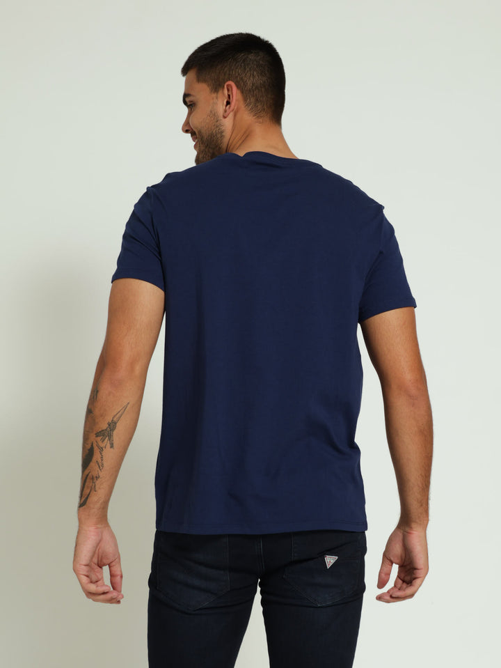 Palm Tee - Navy