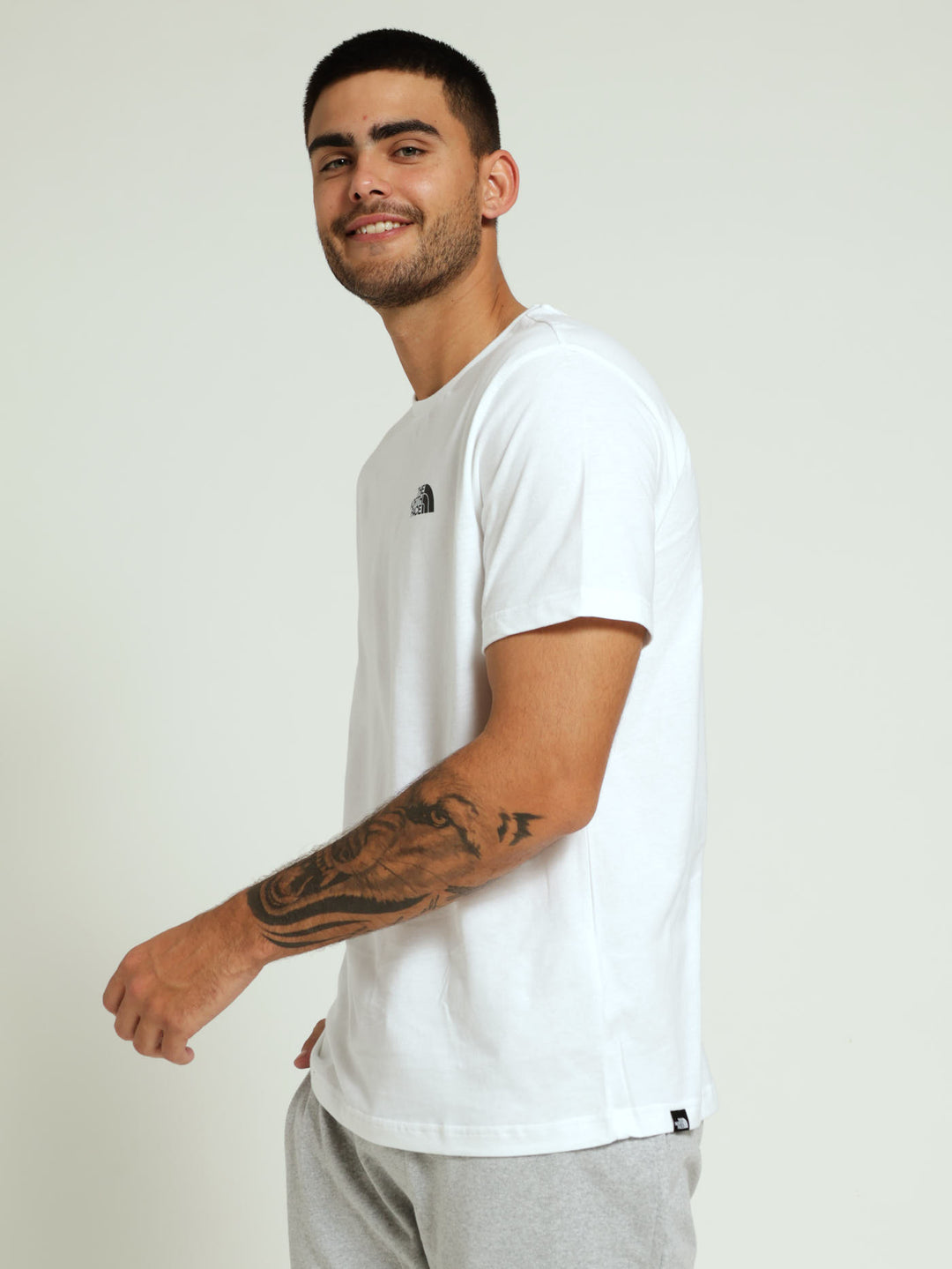 Simple Dome Tee - White