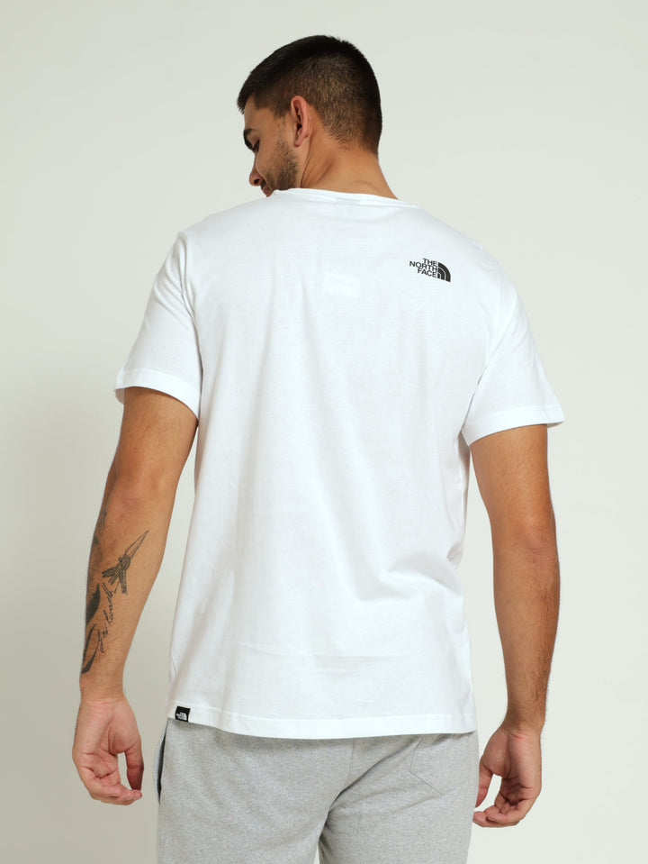 Simple Dome Tee - White