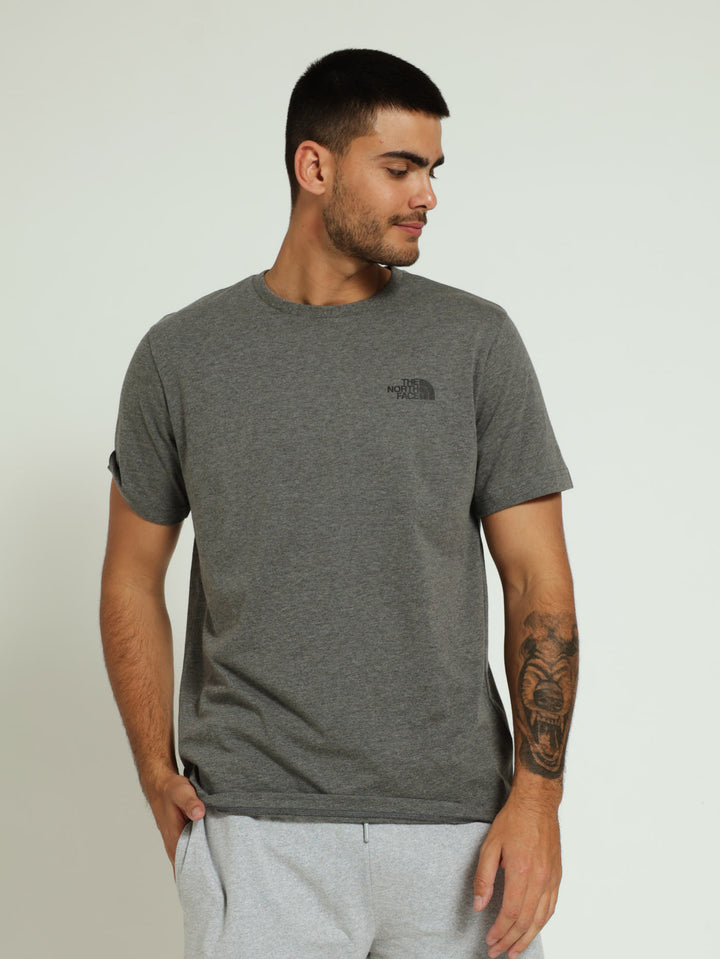 Simple Dome Tee - Charcoal