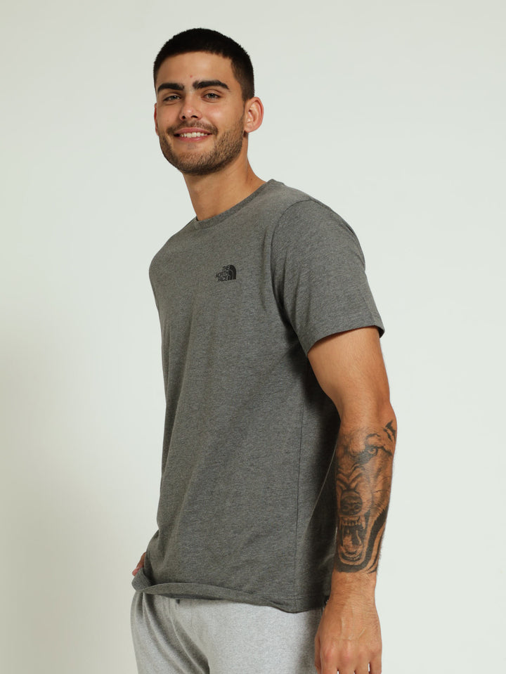 Simple Dome Tee - Charcoal