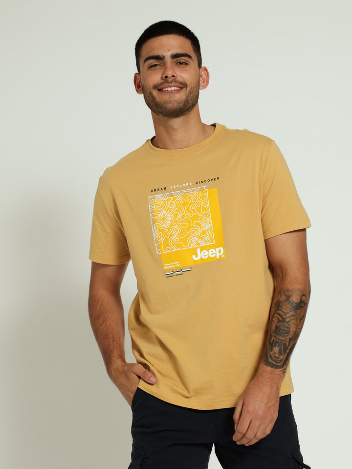 Fashion Graphic Tee - Brown