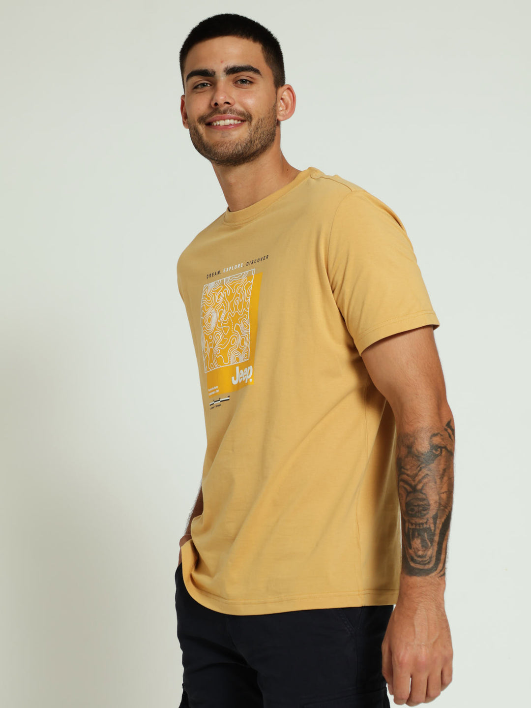 Fashion Graphic Tee - Brown