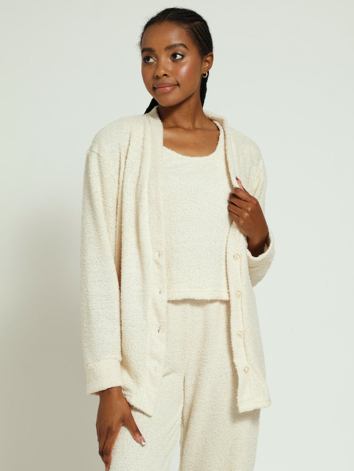 Cosy Knit Cardigan - Beige