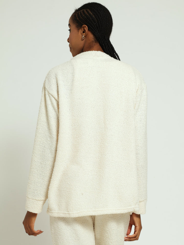 Cosy Knit Cardigan - Beige