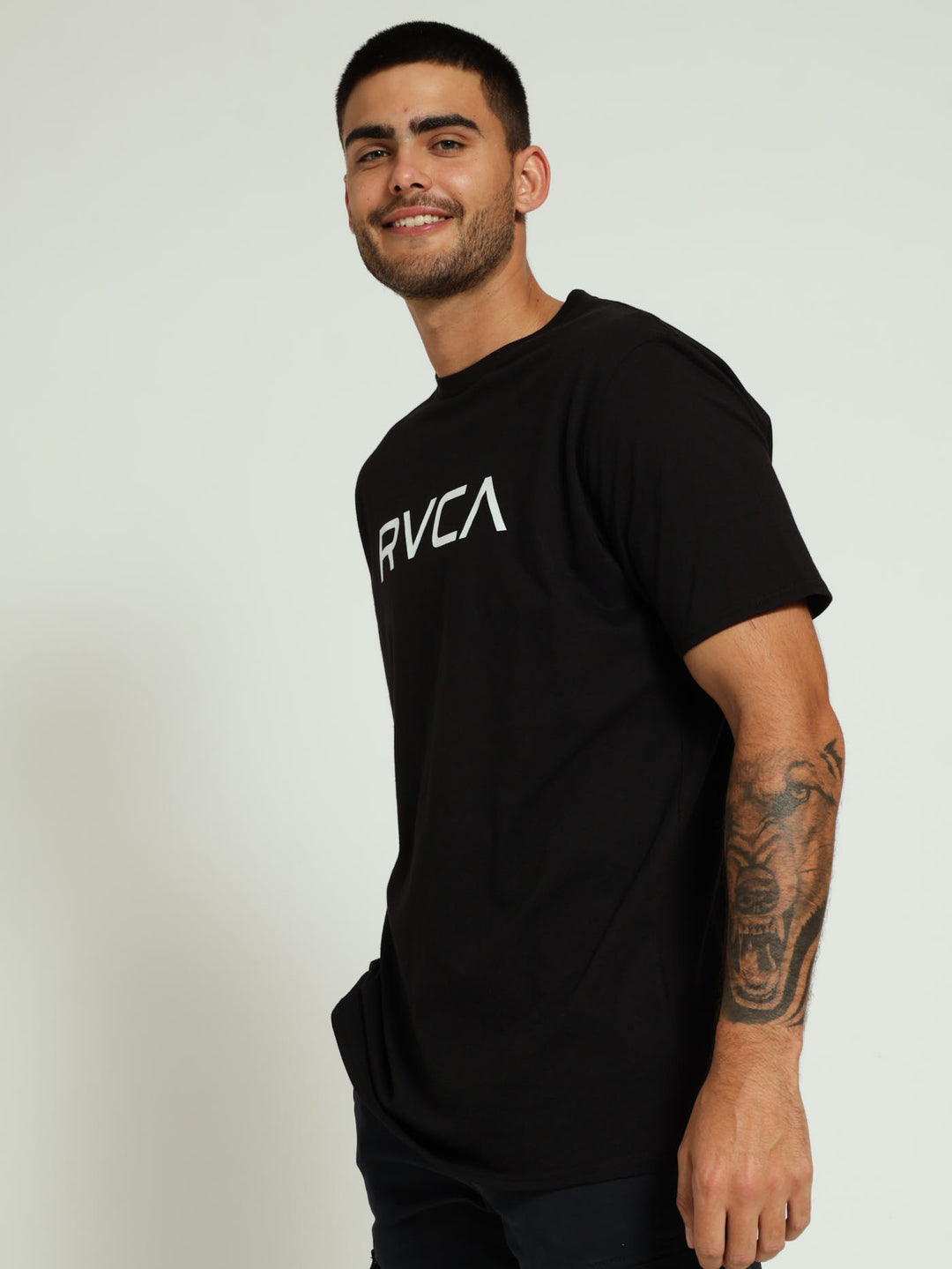 Big Rvca Tee - Black/Black