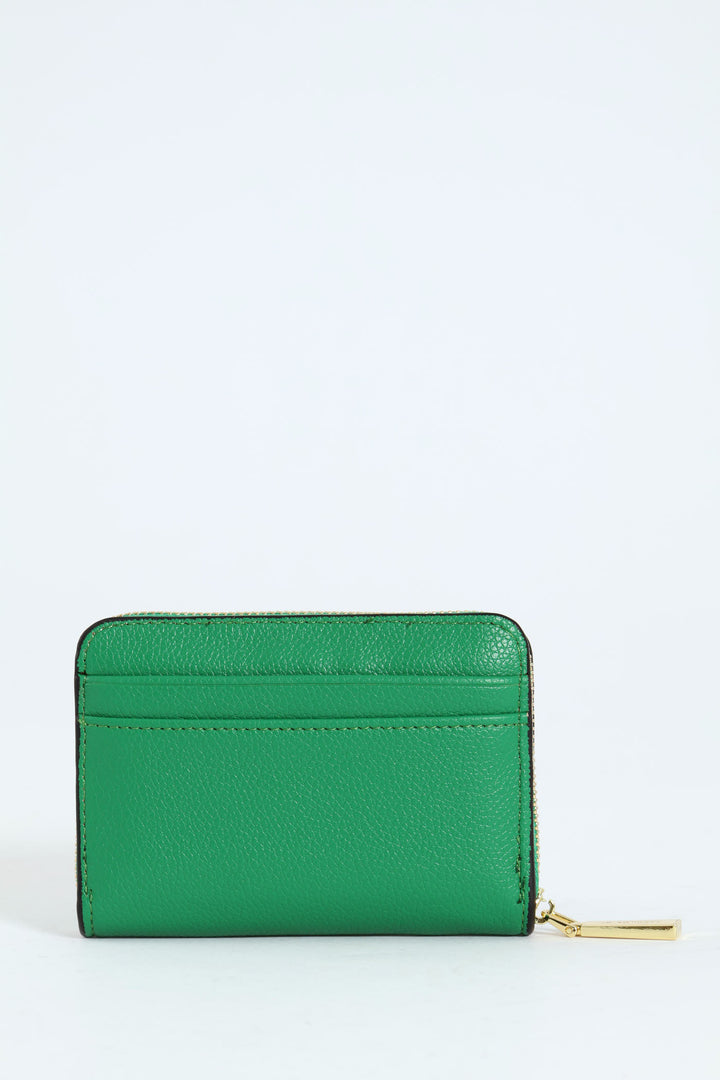 Gabi Zip Around Purse - Green